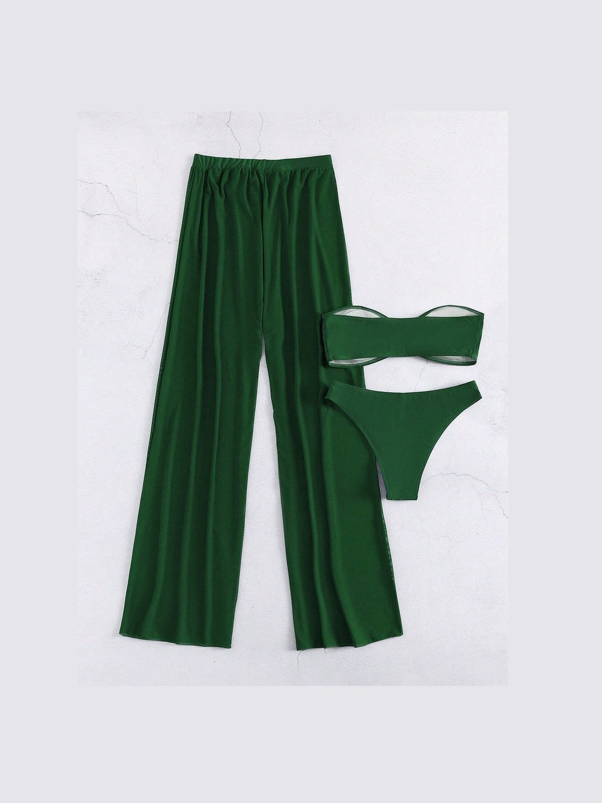 Conjunto Biquíni 3 Peças Elegante Choe