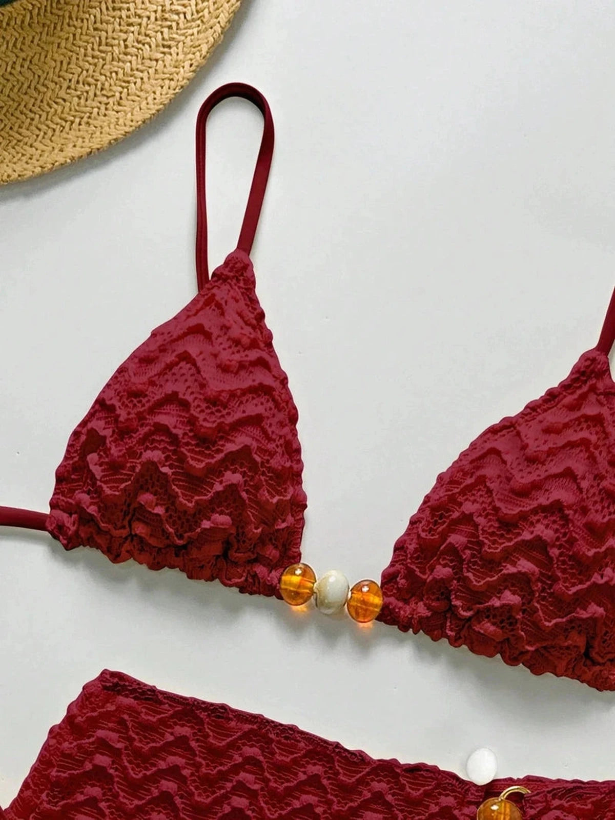 Conjunto Biquíni 3 Peças Pérola