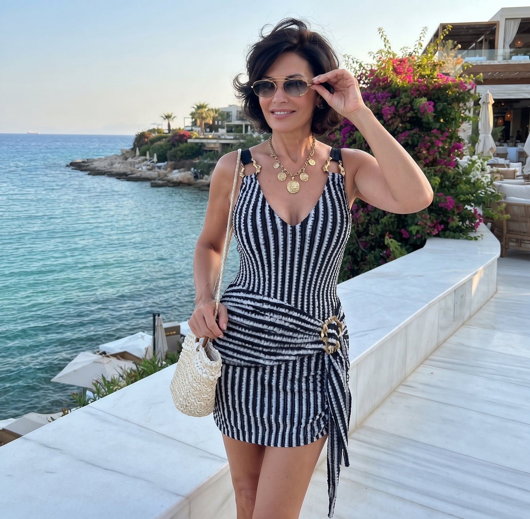 Conjunto Luxo Maiô + Saia Penelope