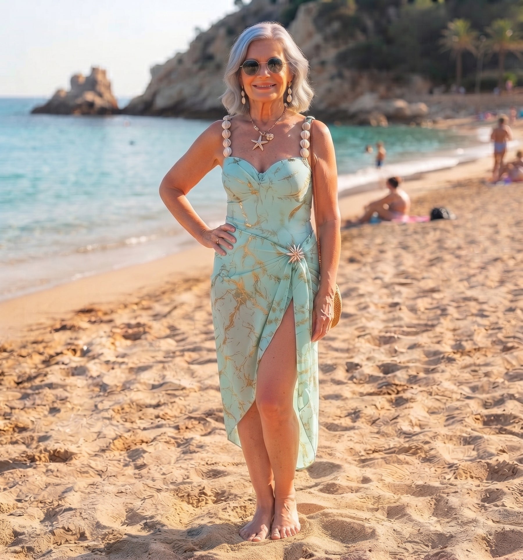 Conjunto Luxo Maiô + Saia Valentina