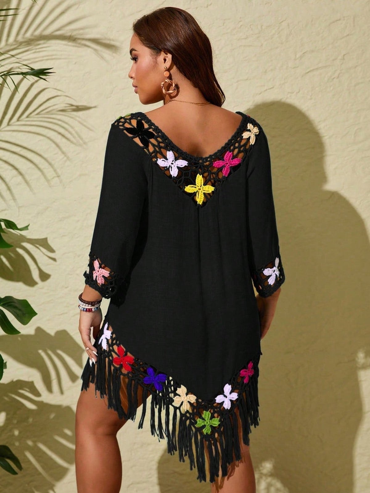 Saída de Praia Plus Size Adeline