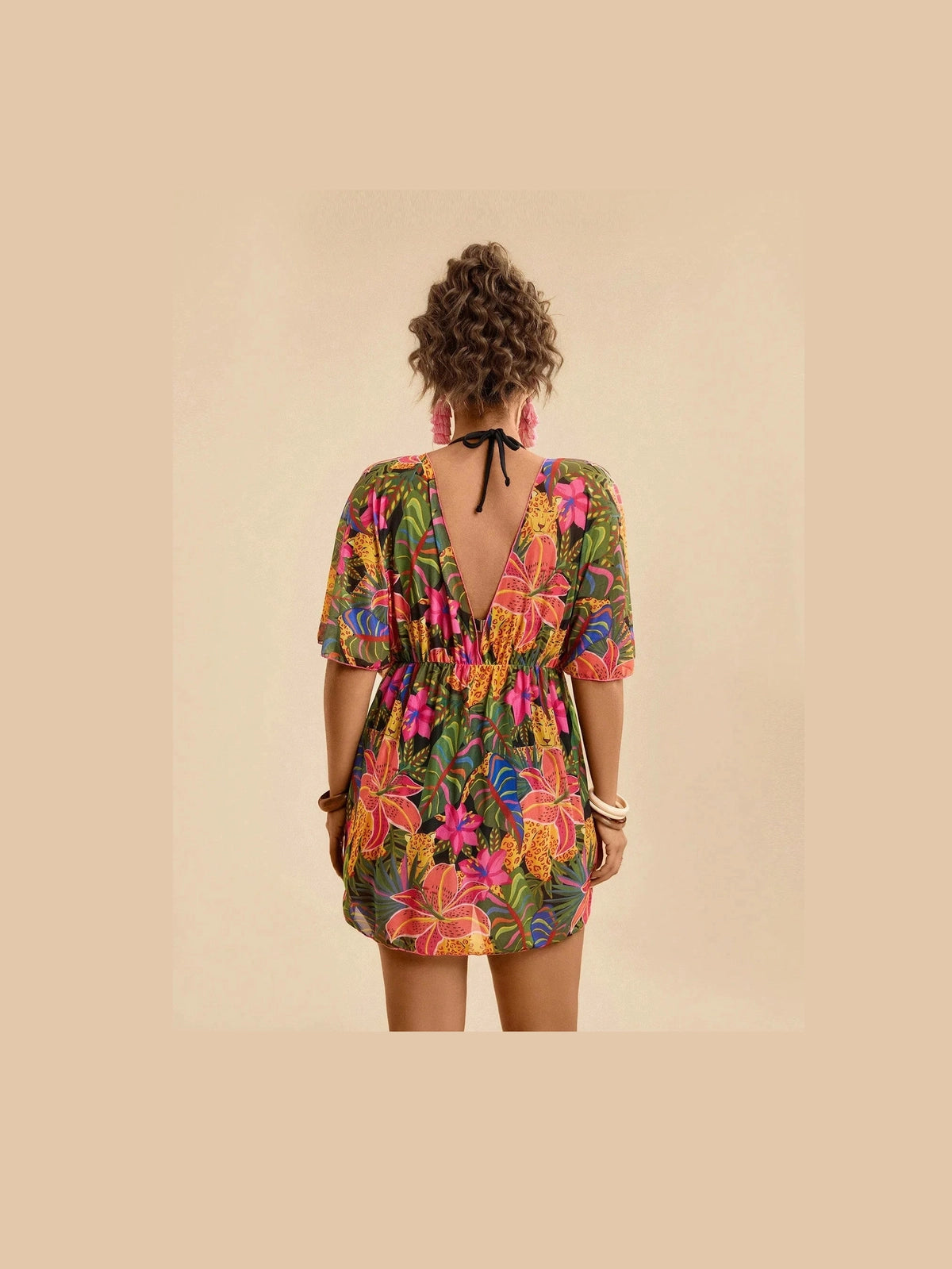 Saída de Praia Plus Size Flora