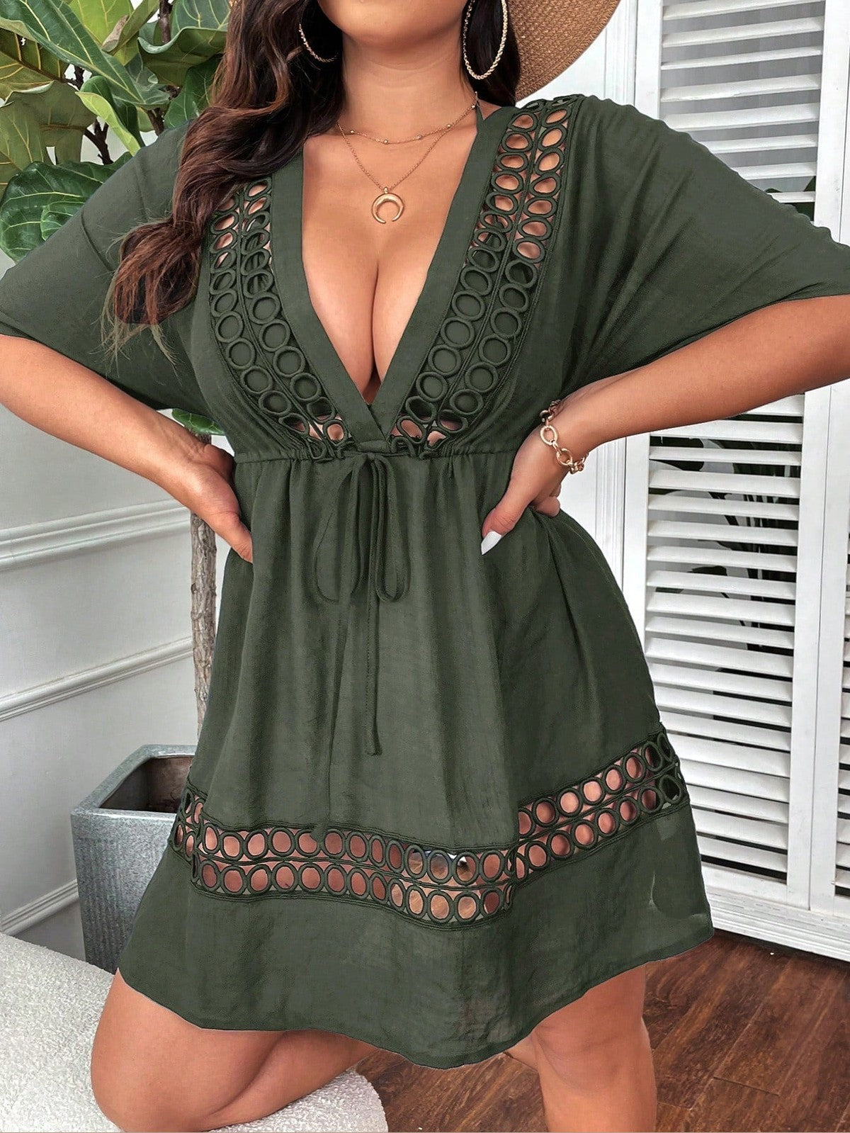 Saída de Praia Plus Size Karina
