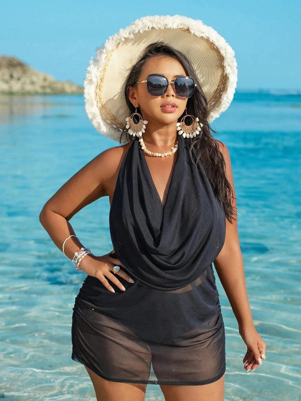 Saída de Praia Plus Size Marina