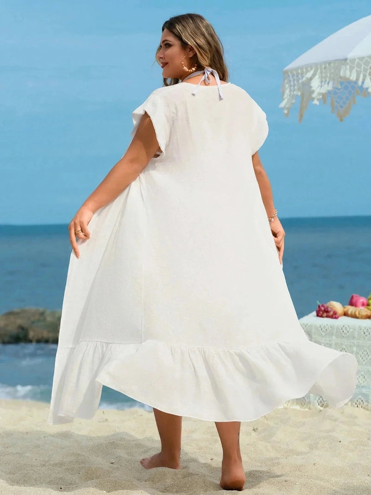 Saída de Praia Plus Size Priscila