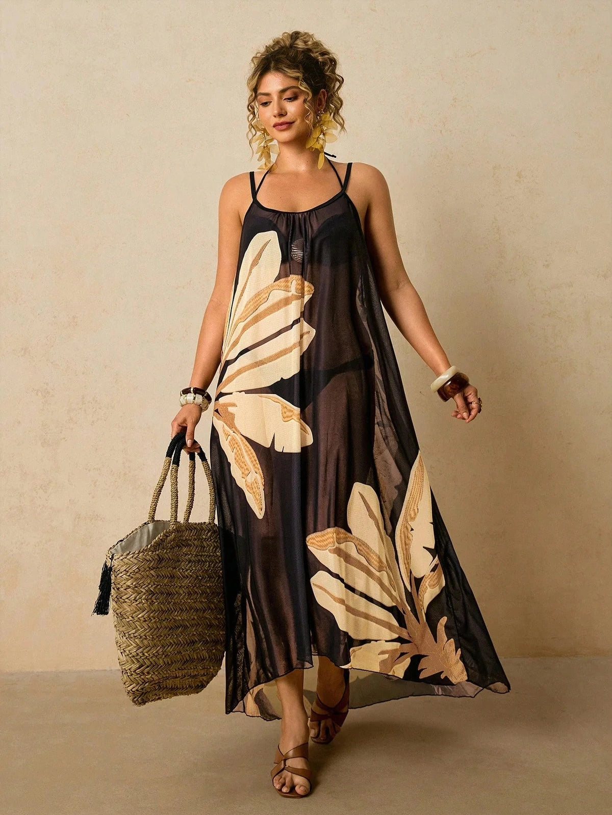 Saída de Praia Plus Size Yasmin