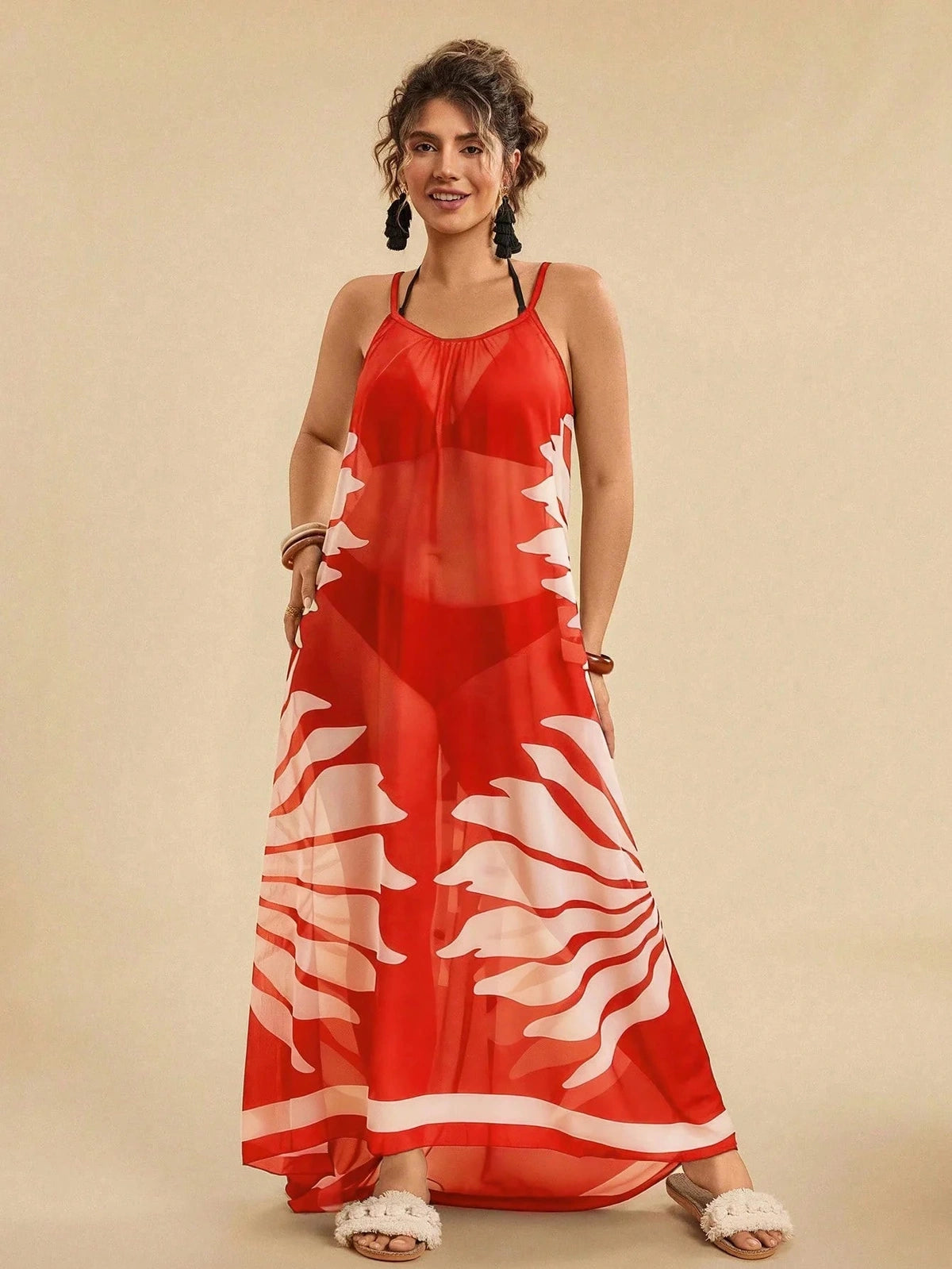 Saída de Praia Plus Size Yasmin