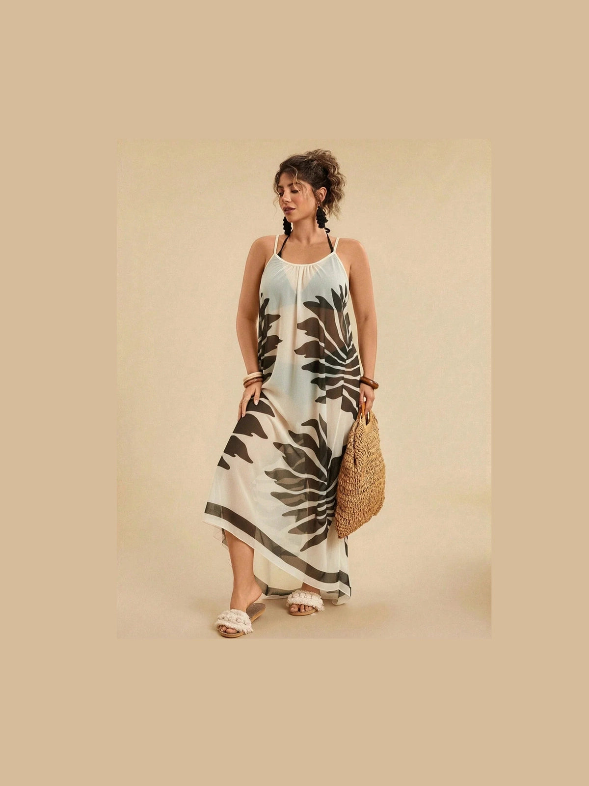 Saída de Praia Plus Size Yasmin