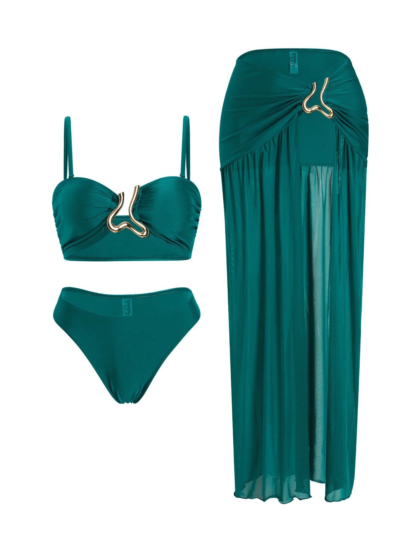 Conjunto Luxo Biquíni + Saia Catarina