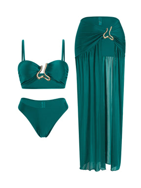 Conjunto Luxo Biquíni + Saia Catarina