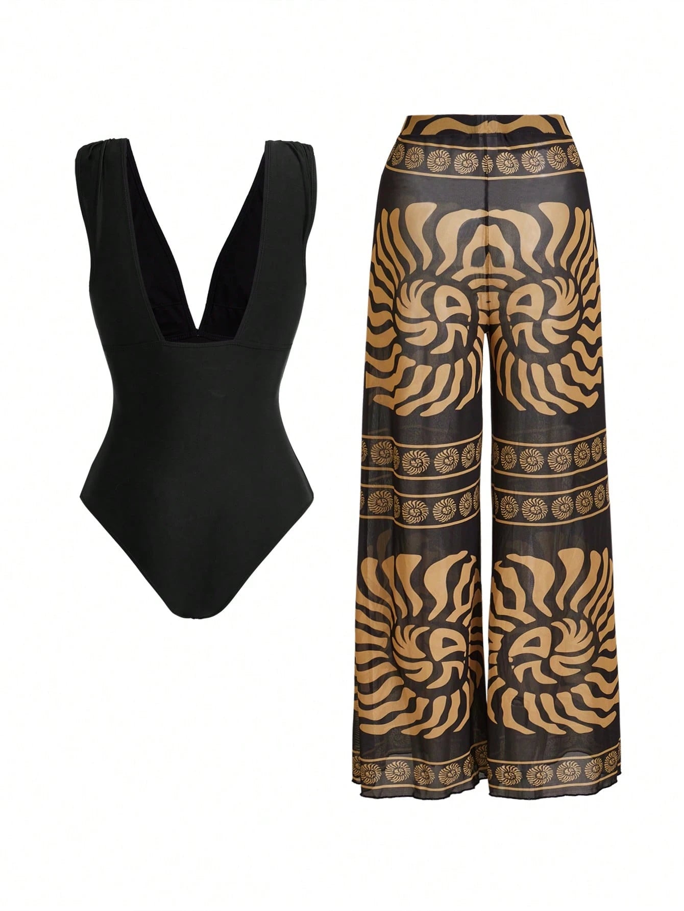 Conjunto Luxo Maiô + Short Soraya