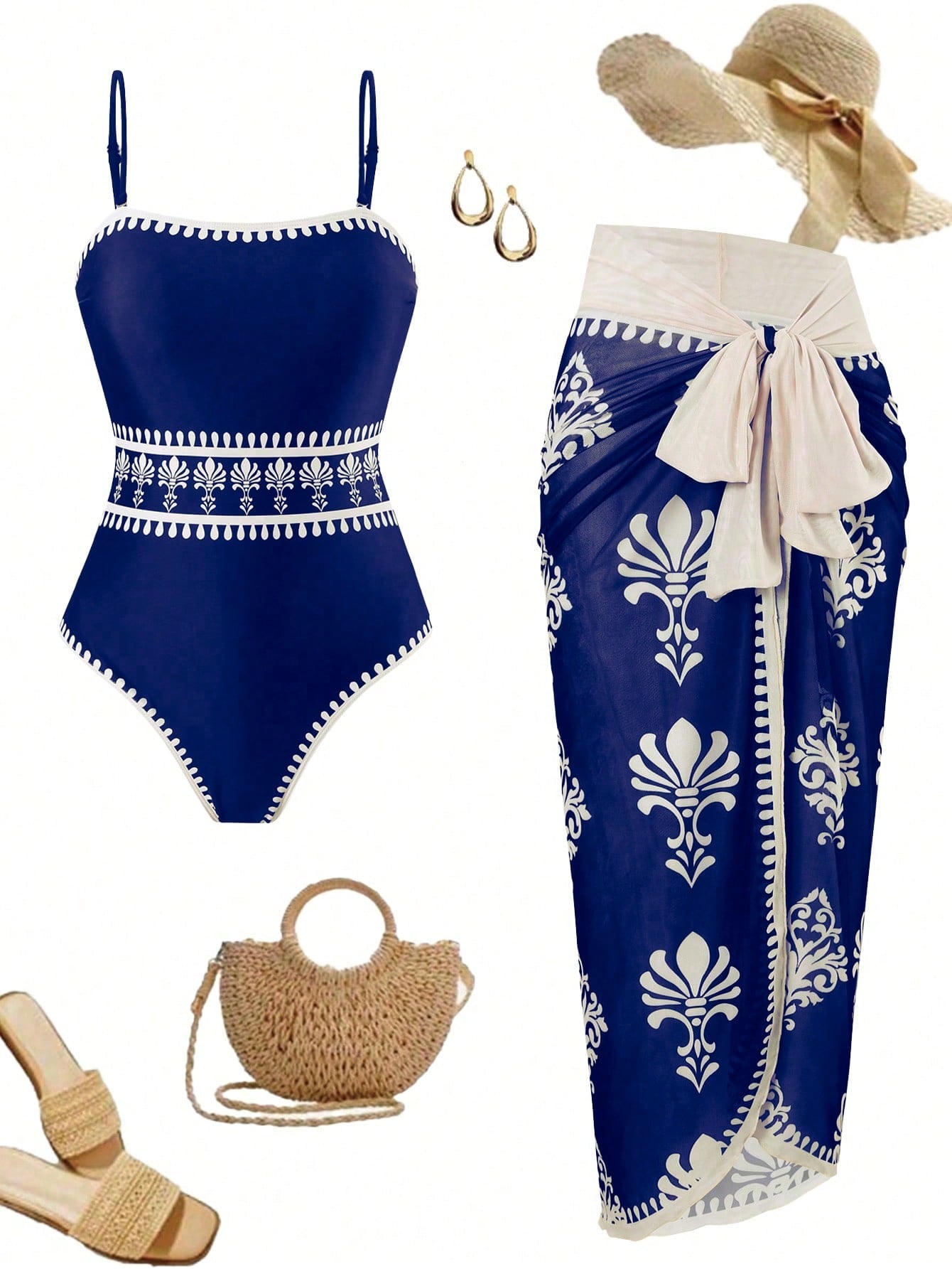 Conjunto Luxo Maiô + Short Marcely