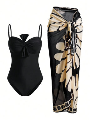 Conjunto Luxo Maiô + Saia Penelope