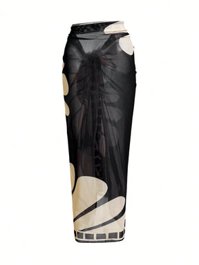 Conjunto Luxo Maiô + Saia Penelope