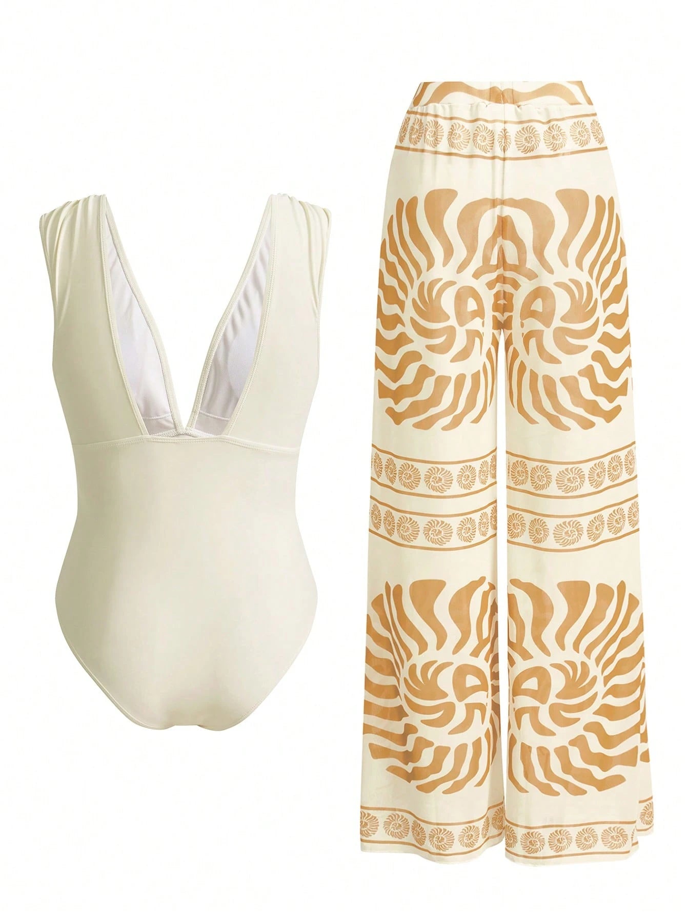 Conjunto Luxo Maiô + Short Soraya