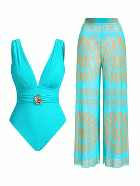Conjunto Luxo Maiô + Short Soraya