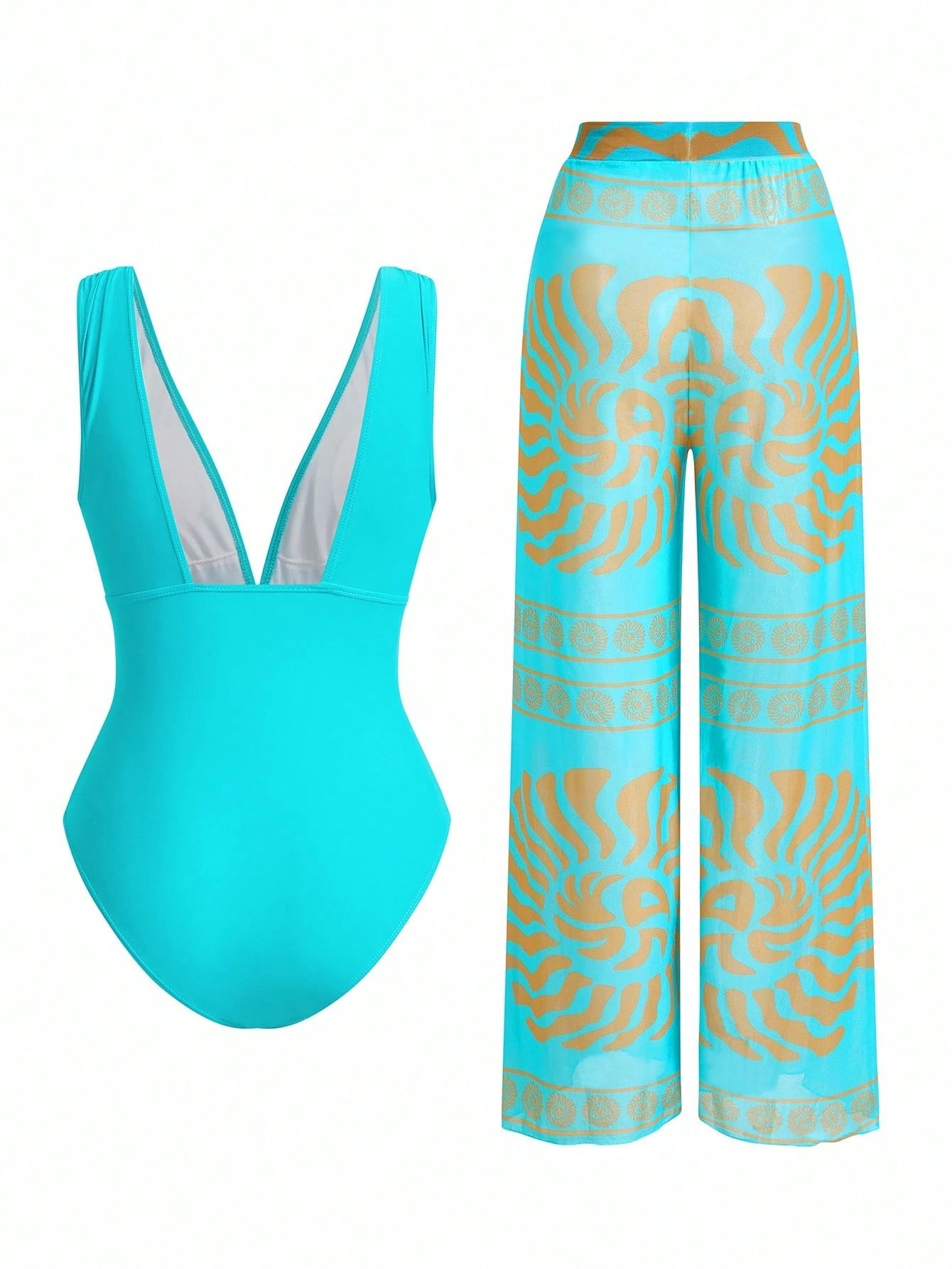 Conjunto Luxo Maiô + Short Soraya