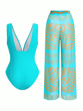Conjunto Luxo Maiô + Short Soraya