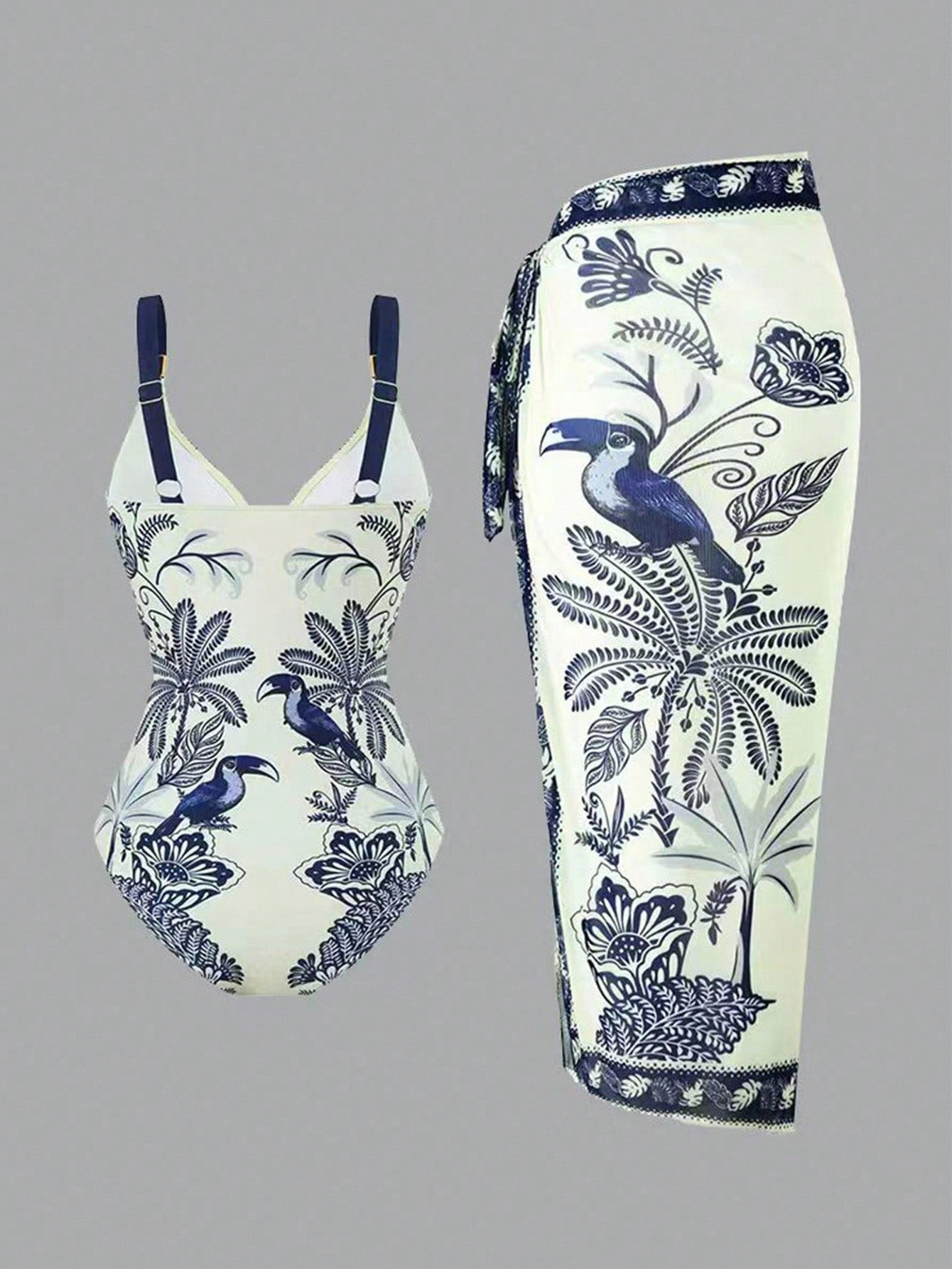 Conjunto Luxo Maiô + Saia helena
