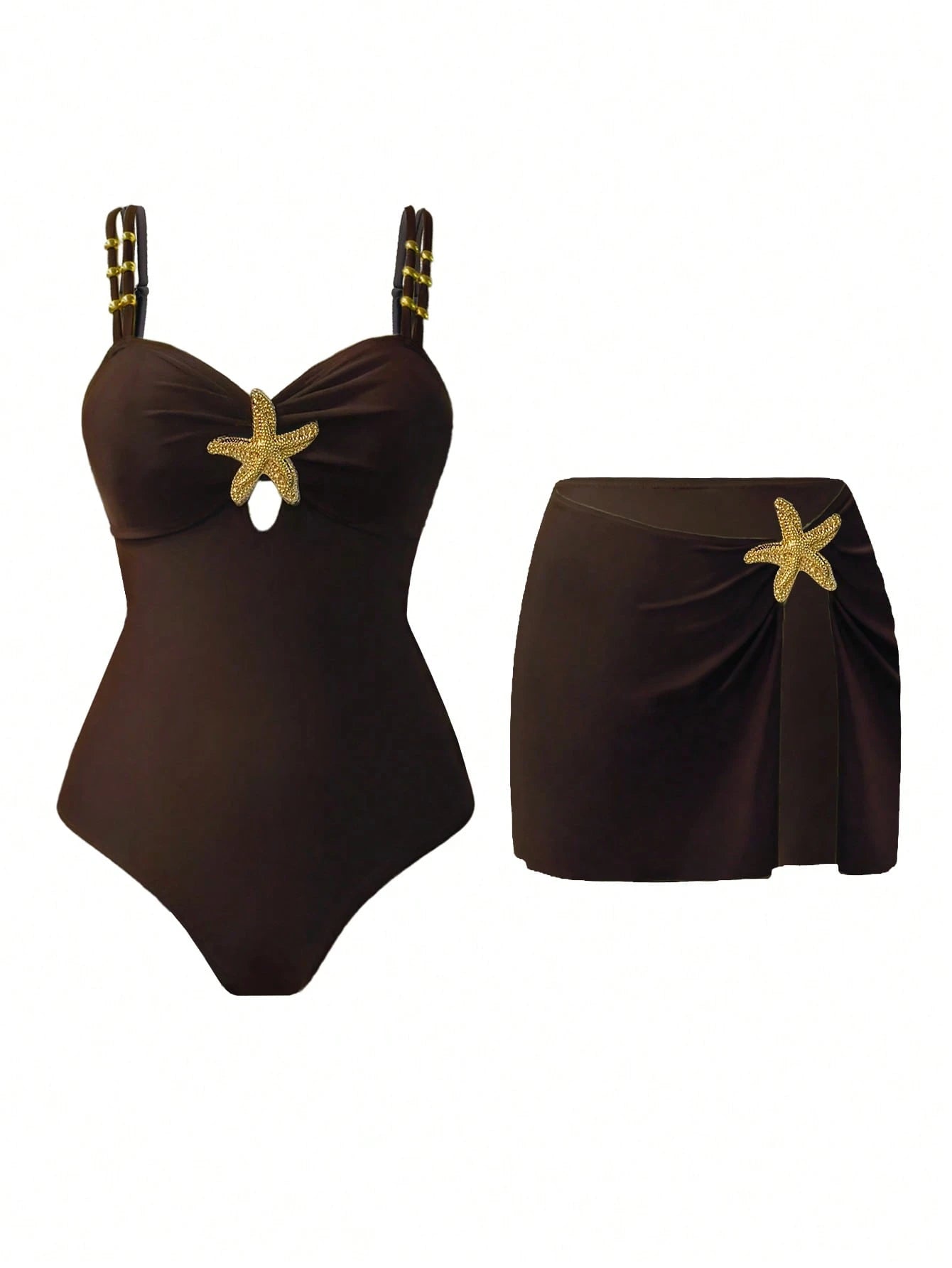 Conjunto Luxo Maiô + Saia Patrícia