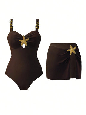 Conjunto Luxo Maiô + Saia Patrícia