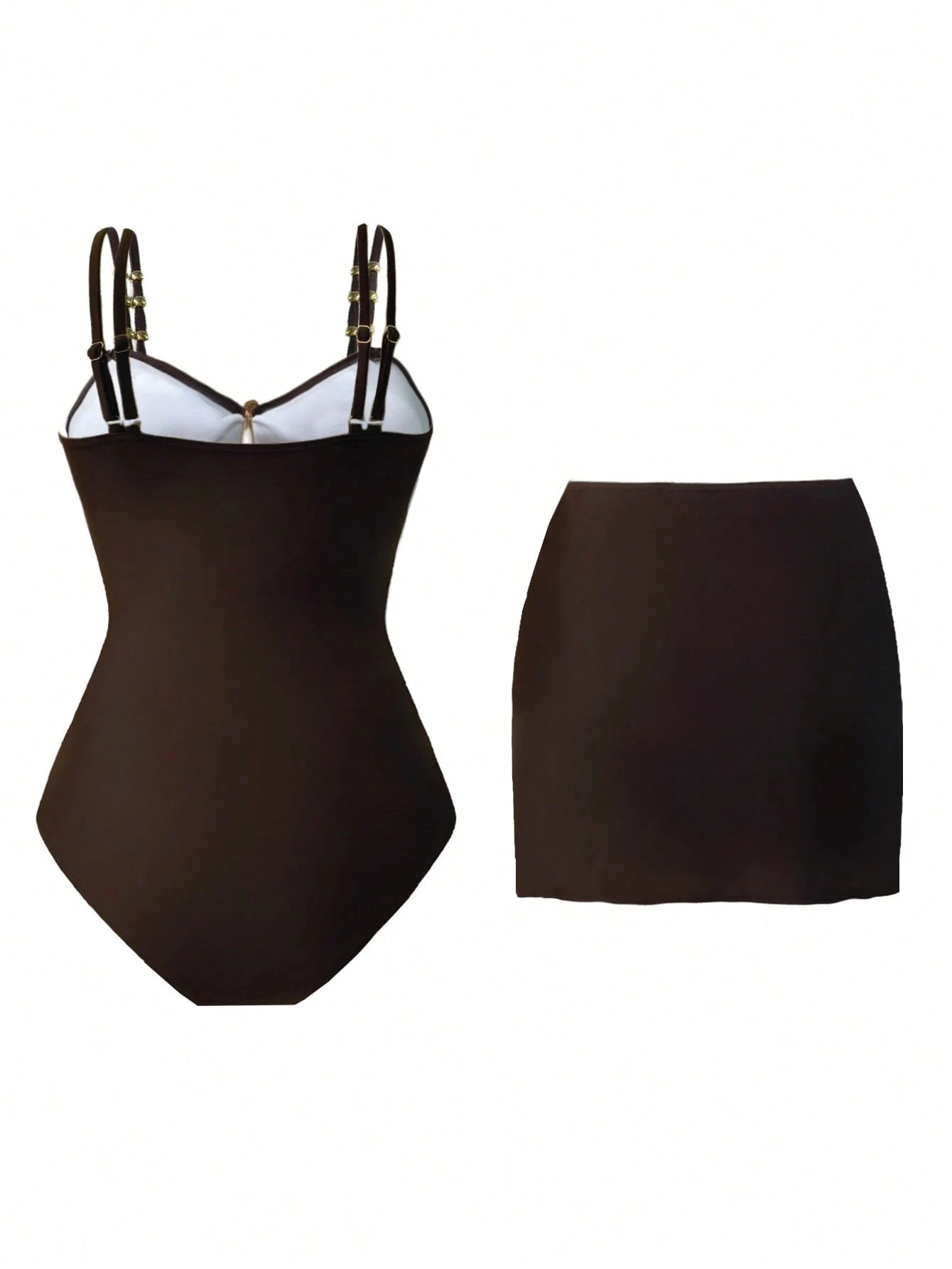 Conjunto Luxo Maiô + Saia Patrícia