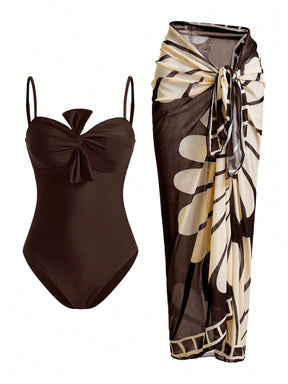 Conjunto Luxo Maiô + Saia Penelope