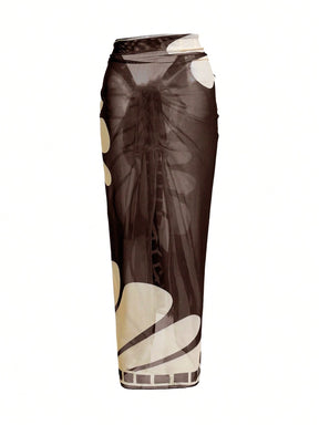 Conjunto Luxo Maiô + Saia Penelope