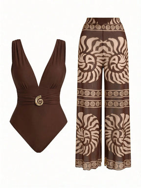 Conjunto Luxo Maiô + Short Soraya