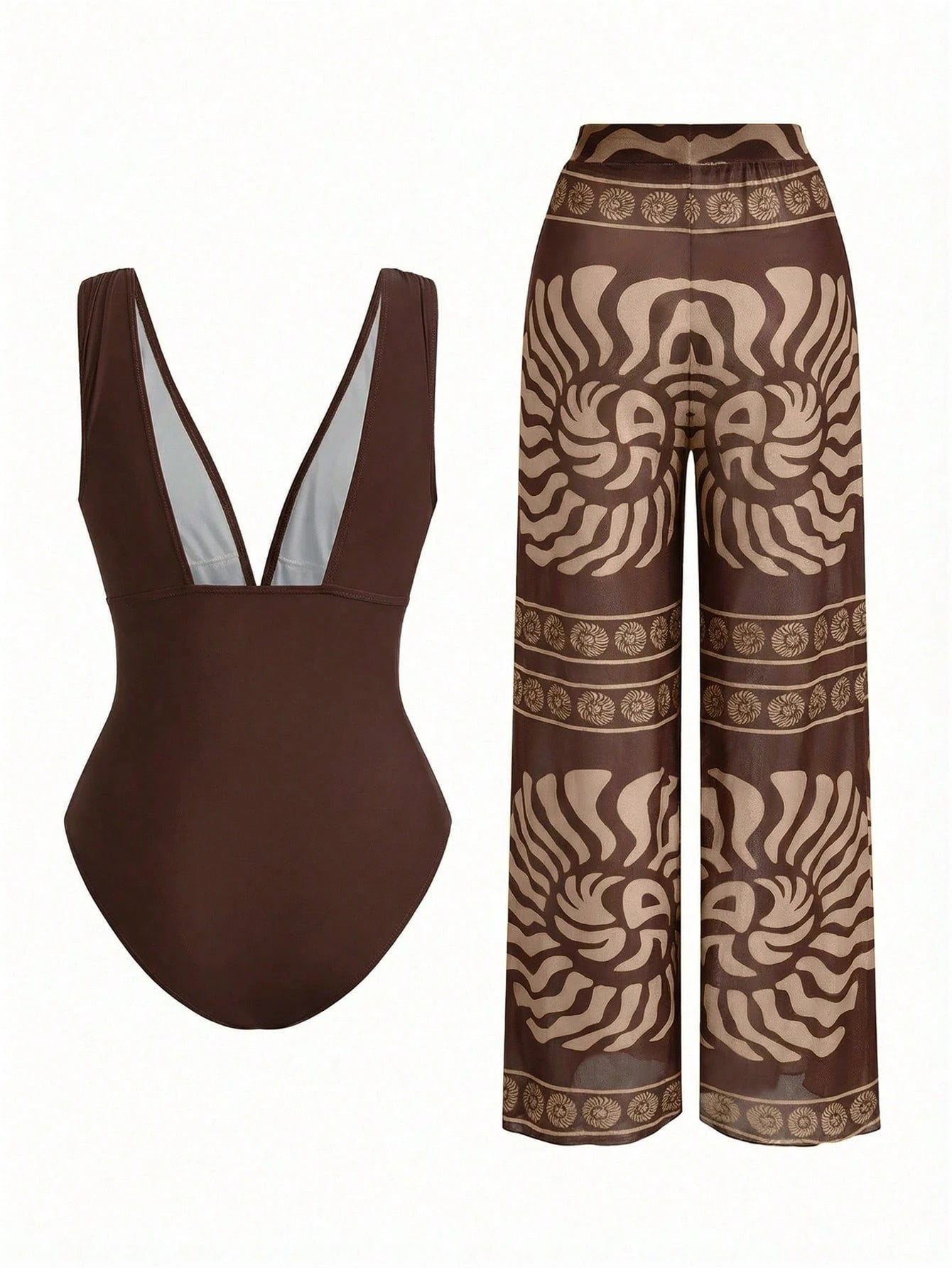 Conjunto Luxo Maiô + Short Soraya