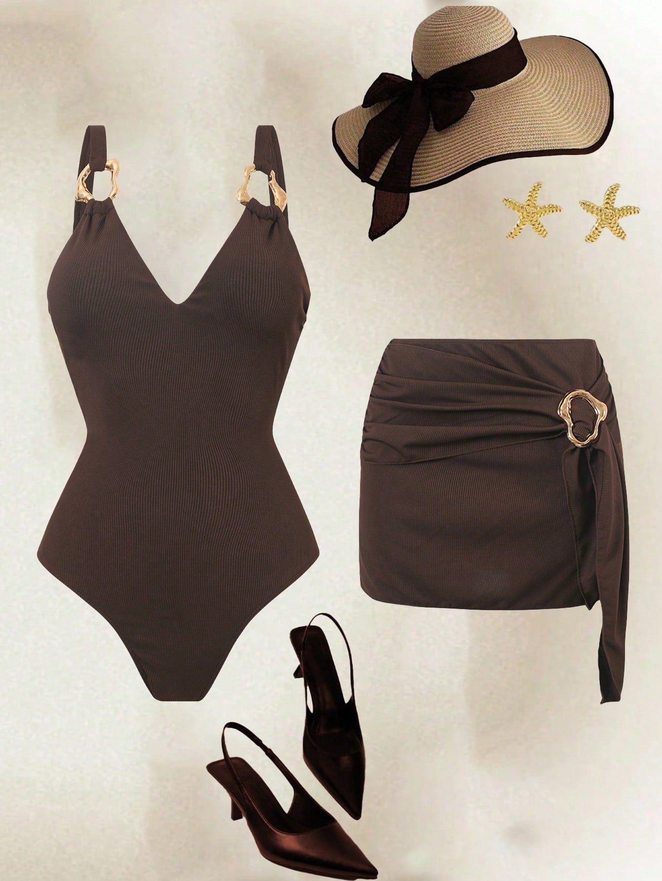 Conjunto Luxo Maiô + Short Penelope