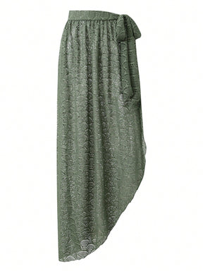 Conjunto Luxo Maiô + Saia Karina