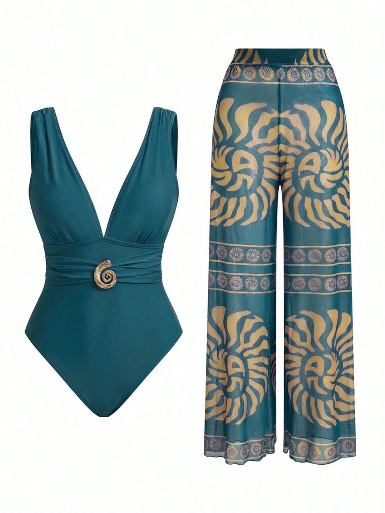 Conjunto Luxo Maiô + Short Soraya