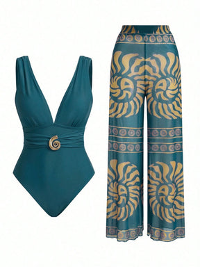 Conjunto Luxo Maiô + Short Soraya