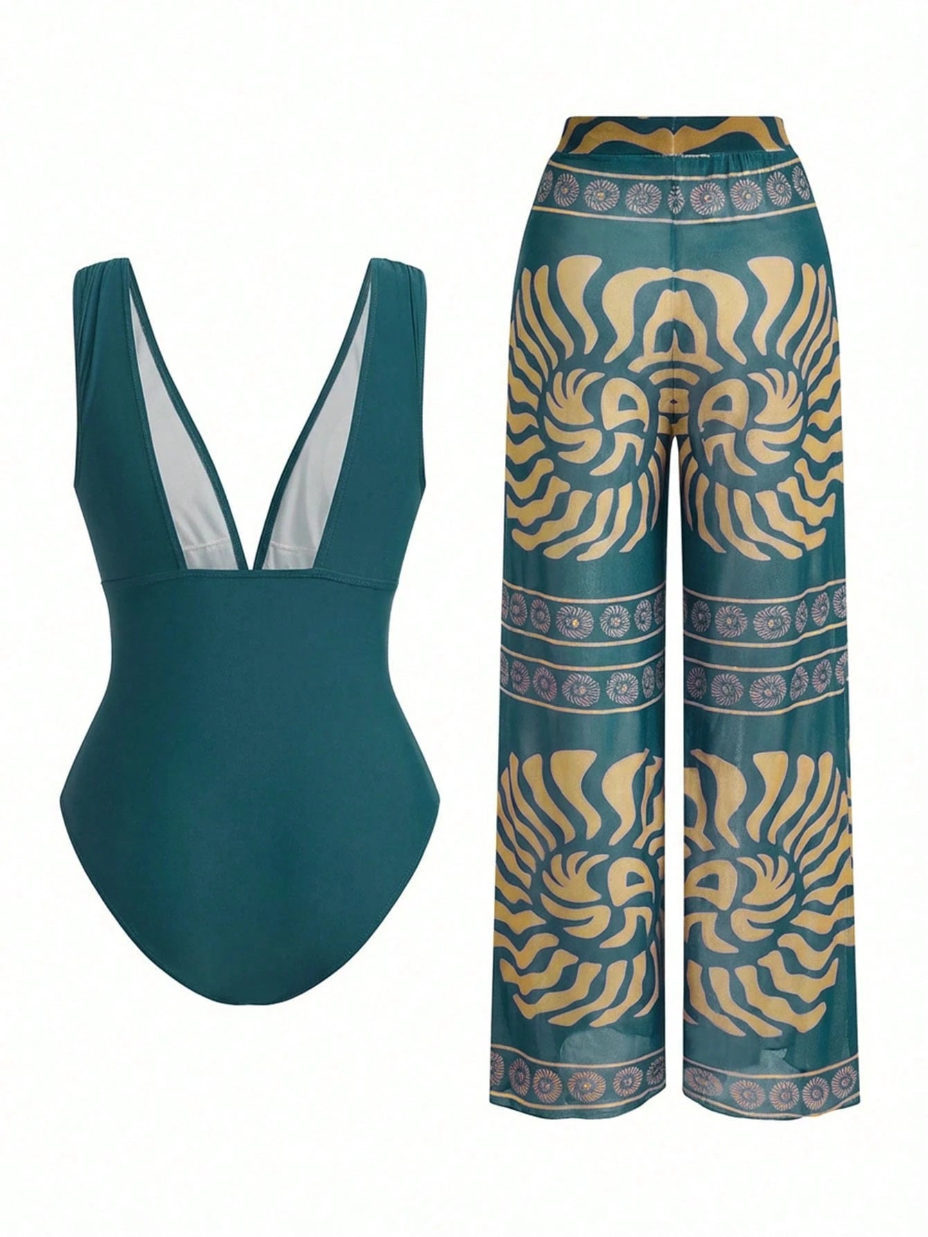 Conjunto Luxo Maiô + Short Soraya