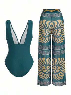 Conjunto Luxo Maiô + Short Soraya