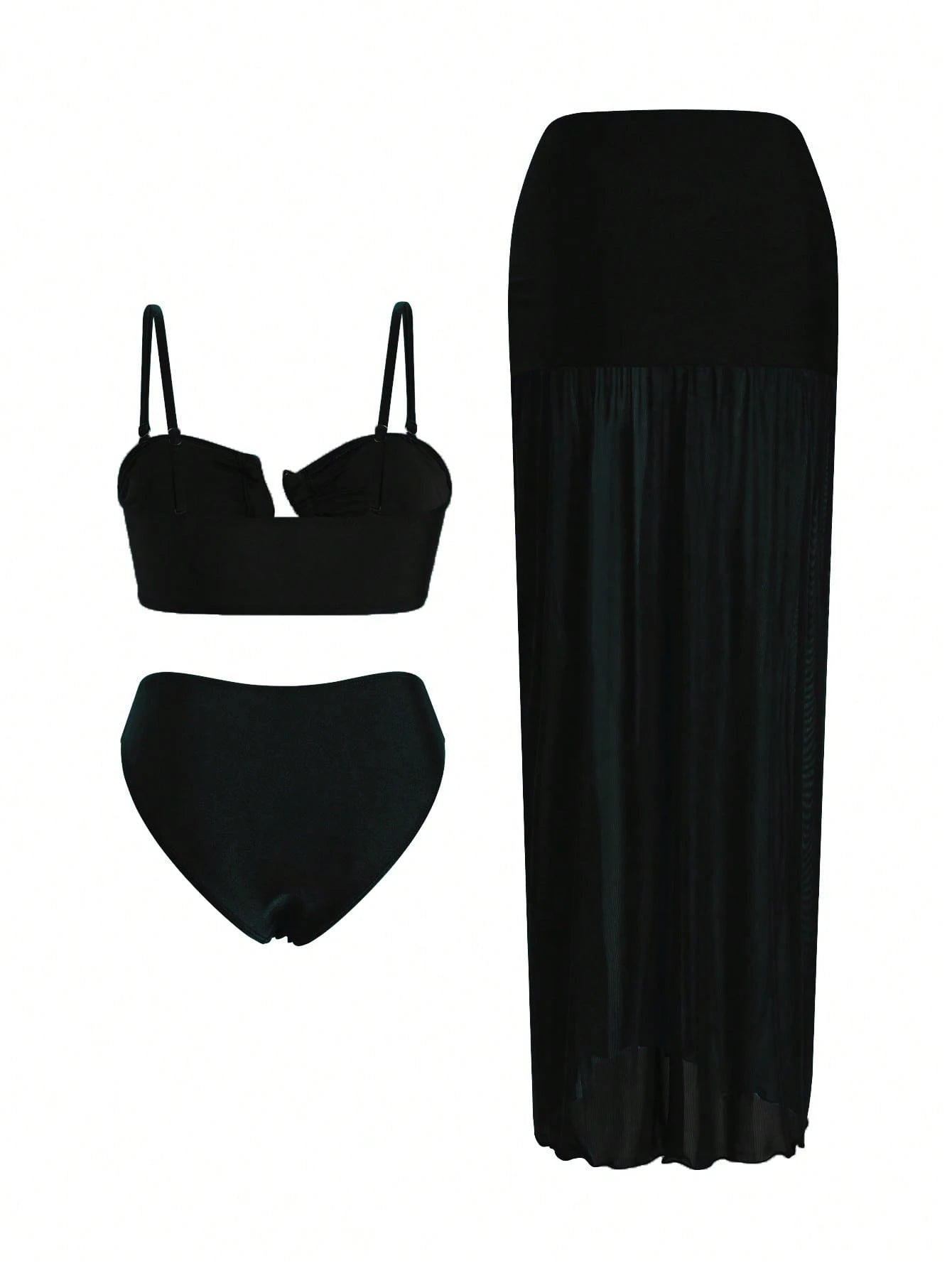 Conjunto Luxo Biquíni + Saia Catarina