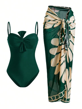 Conjunto Luxo Maiô + Saia Penelope