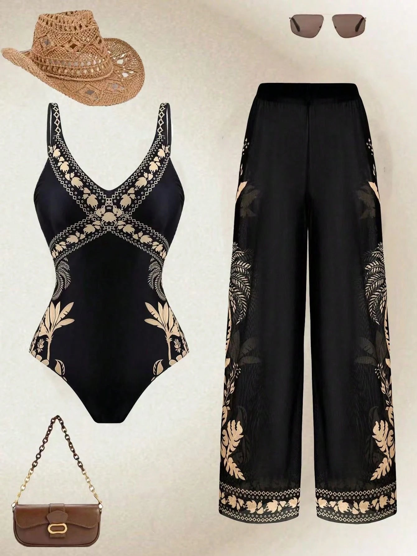 Conjunto Luxo Maiô + Short Carly