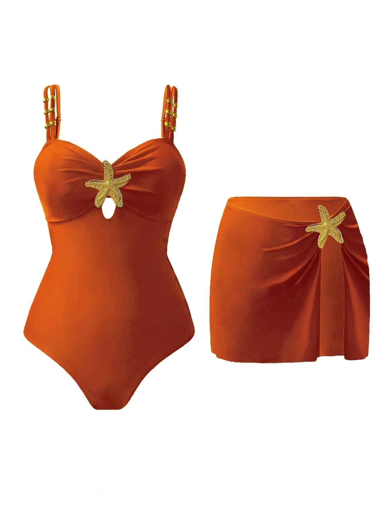 Conjunto Luxo Maiô + Saia Patrícia