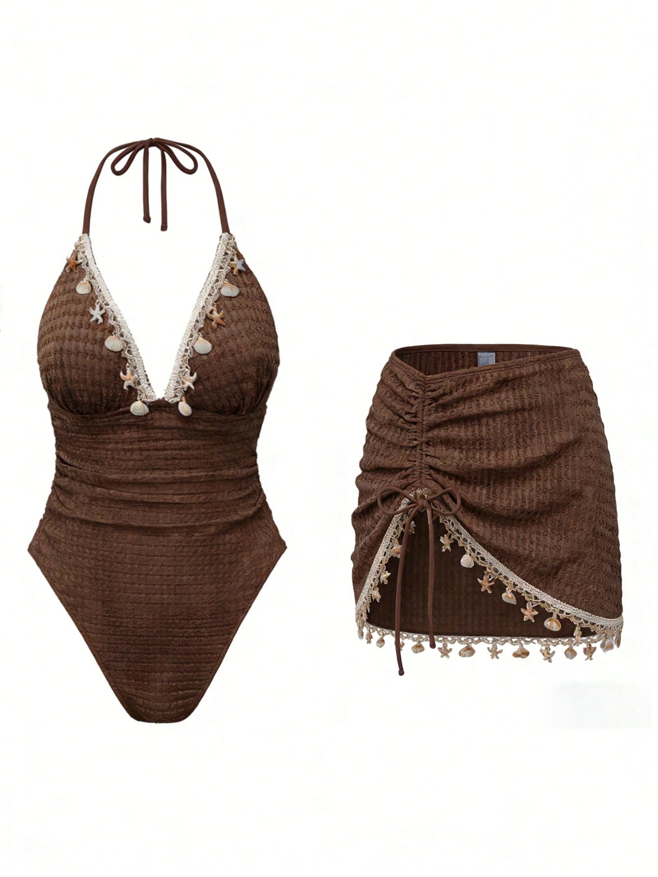 Conjunto Luxo Maiô + Saia Beatriz