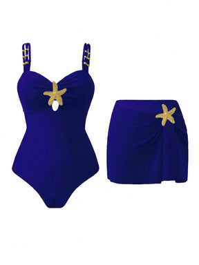 Conjunto Luxo Maiô + Saia Patrícia