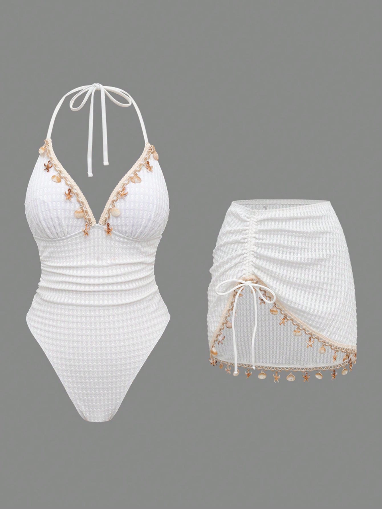 Conjunto Luxo Maiô + Saia Beatriz