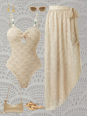 Conjunto Luxo Maiô + Saia Karina