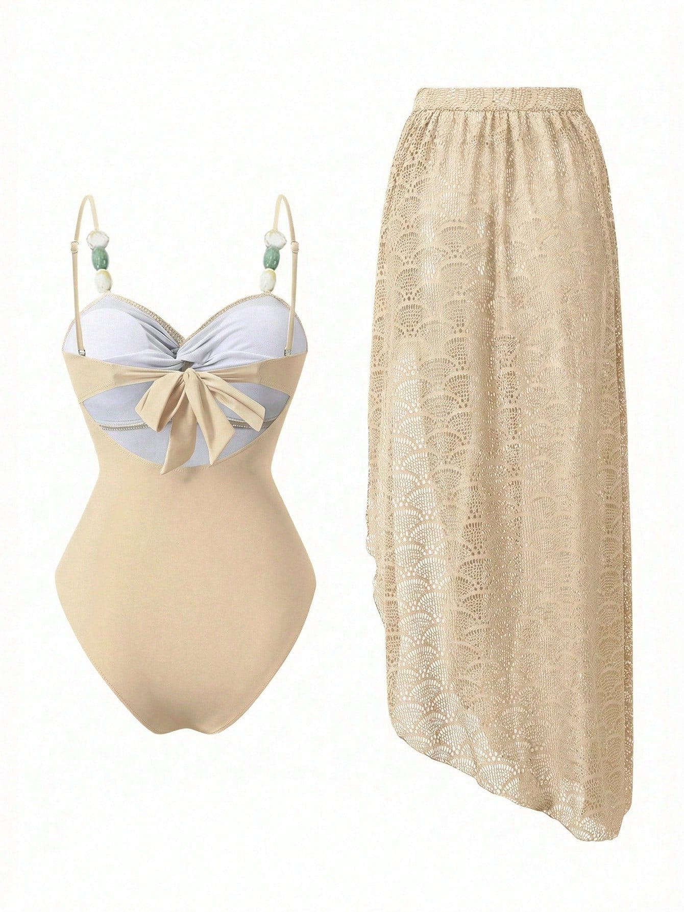 Conjunto Luxo Maiô + Saia Karina