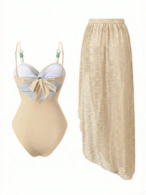 Conjunto Luxo Maiô + Saia Karina