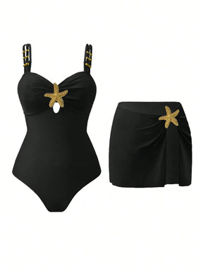 Conjunto Luxo Maiô + Saia Patrícia