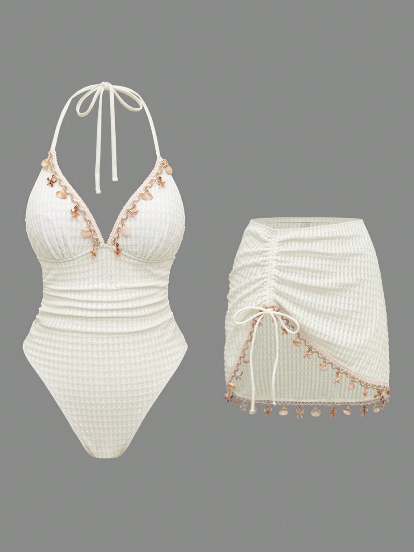 Conjunto Luxo Maiô + Saia Beatriz
