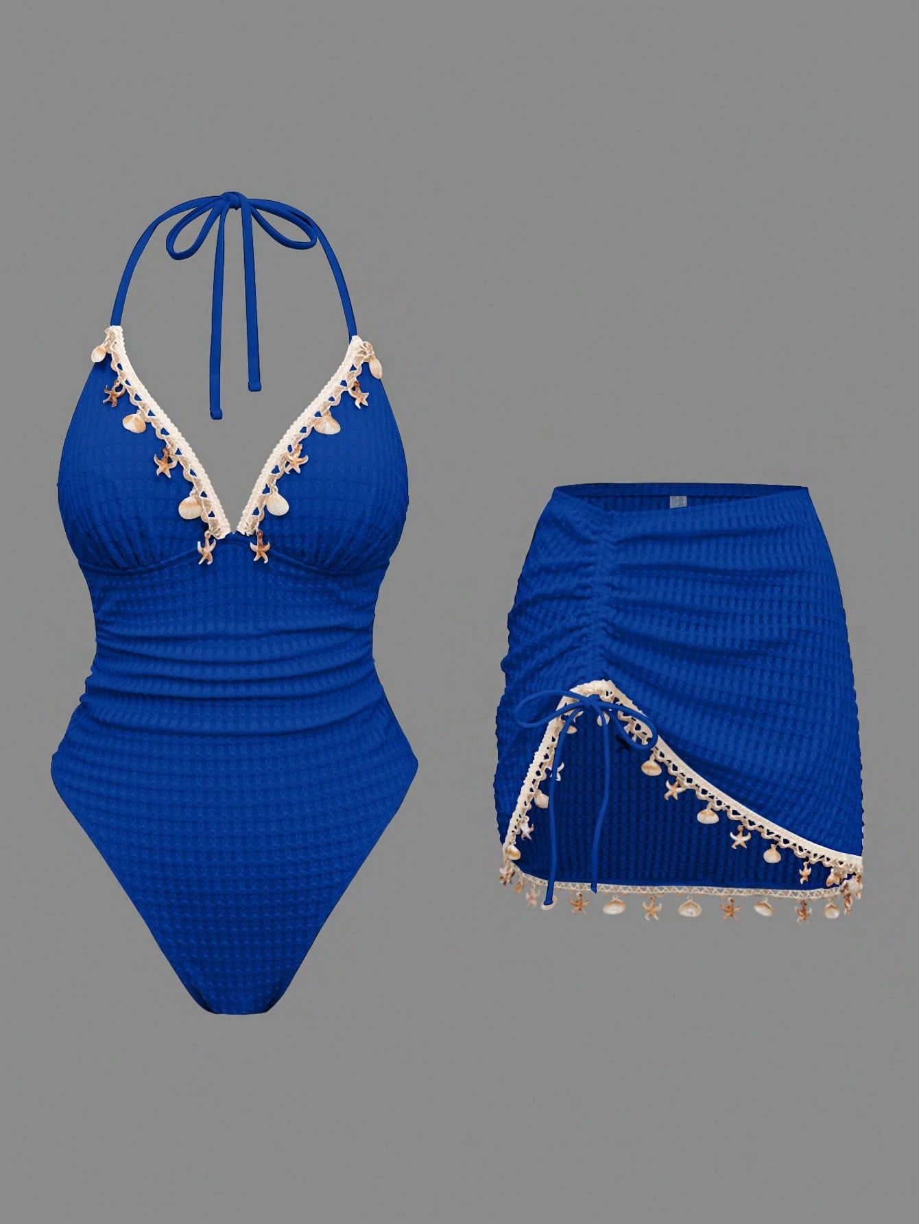 Conjunto Luxo Maiô + Saia Beatriz