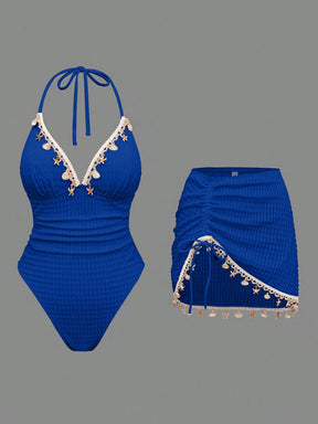 Conjunto Luxo Maiô + Saia Beatriz